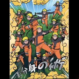 NARUTO SHIPPUDEN - Naruto - Golden Poster 30x40cm 