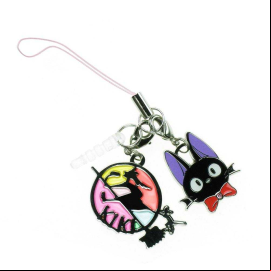Collier Kiki la petite sorcière strap Silver Jiji 10 cm 
