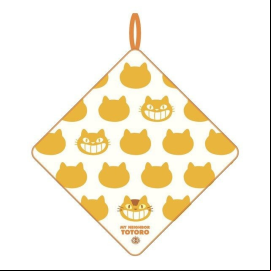 Mon voisin Totoro serviette de toilette mains Catbus Silhouette 33 x 33 cm 