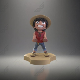 ONE PIECE NETFLIX - Luffy -  Manette & Portable 'Holdem' - 11cm 