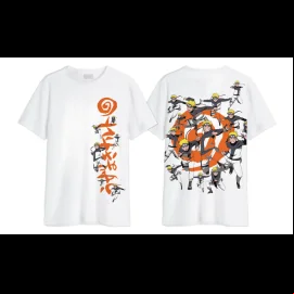 NARUTO SHIPPUDEN - Multiclonage - T-Shirt Oversize Homme  
