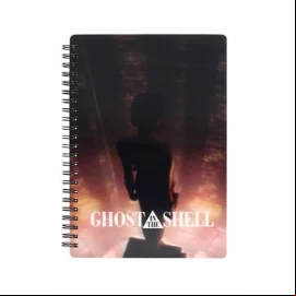 Ghost in the Shell cahier effet 3D Motoko Kusanagi Art 