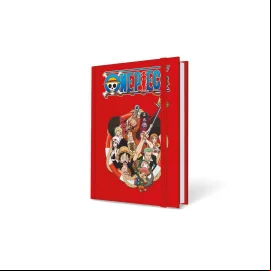 One Piece Straw Hat Crew Red A5 Notebook 