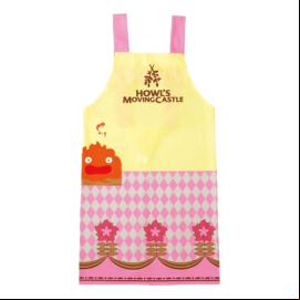 Le Château ambulant  - Tablier Calcifer & Flower 