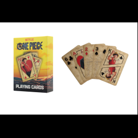 ONE PIECE NETFLIX - Jeu de cartes à jouer (52 cartes + 2 jokers) 