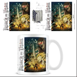L'ATTAQUE DES TITANS S4 - Mug - 315 ml - Escouade vs Titans 