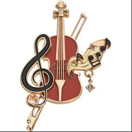 Your Lie in April Broche Violin 7 cm 