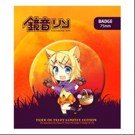 Hatsune Miku pin Halloween Limited Edition Kagamine Rin 