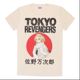 Tokyo Revengers T-Shirt Manjiro Sano Red Circle 