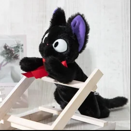 KIKI LA PETITE SORCIERE - Jiji Allongé - Peluche Nakayoshi 20x10x46cm 