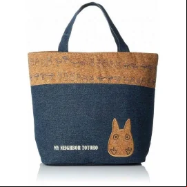 Mon Voisin Totoro Sac à Lunch style liège & denim Totoro 