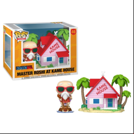 Figurine Pop Funko DRAGON BALL - POP TOWN N° 46 - Kame House avec Master Roshi 