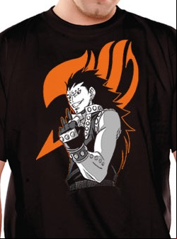 Manga - Manhwa - Fairy Tail - T-shirt Gajil Noir - Nekowear