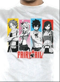 Manga - Manhwa - Fairy Tail - T-shirt The Team Blanc - Nekowear